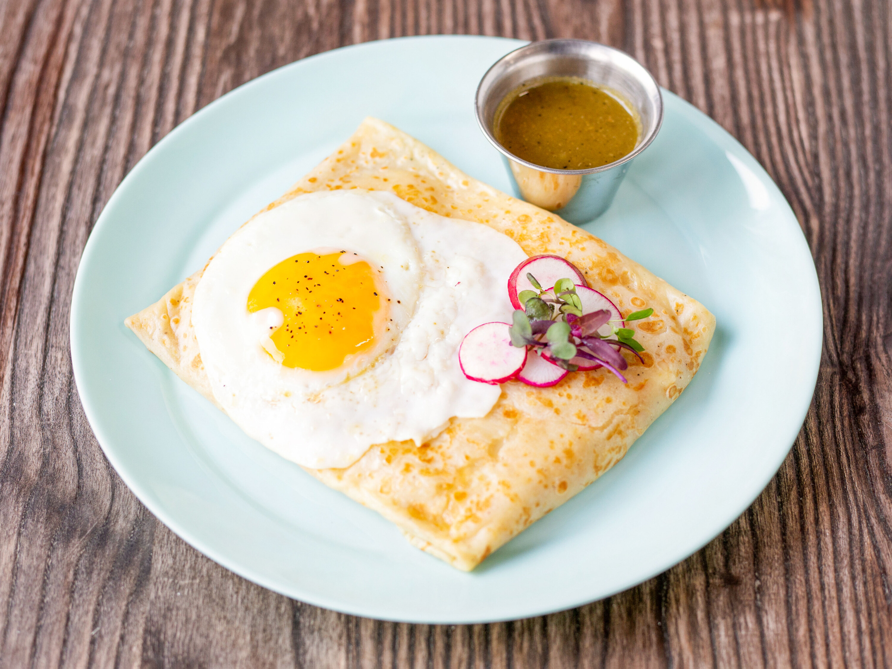 Order Breakfast Crepe food online from Dulce De Leche Cafe store, Chicago on bringmethat.com