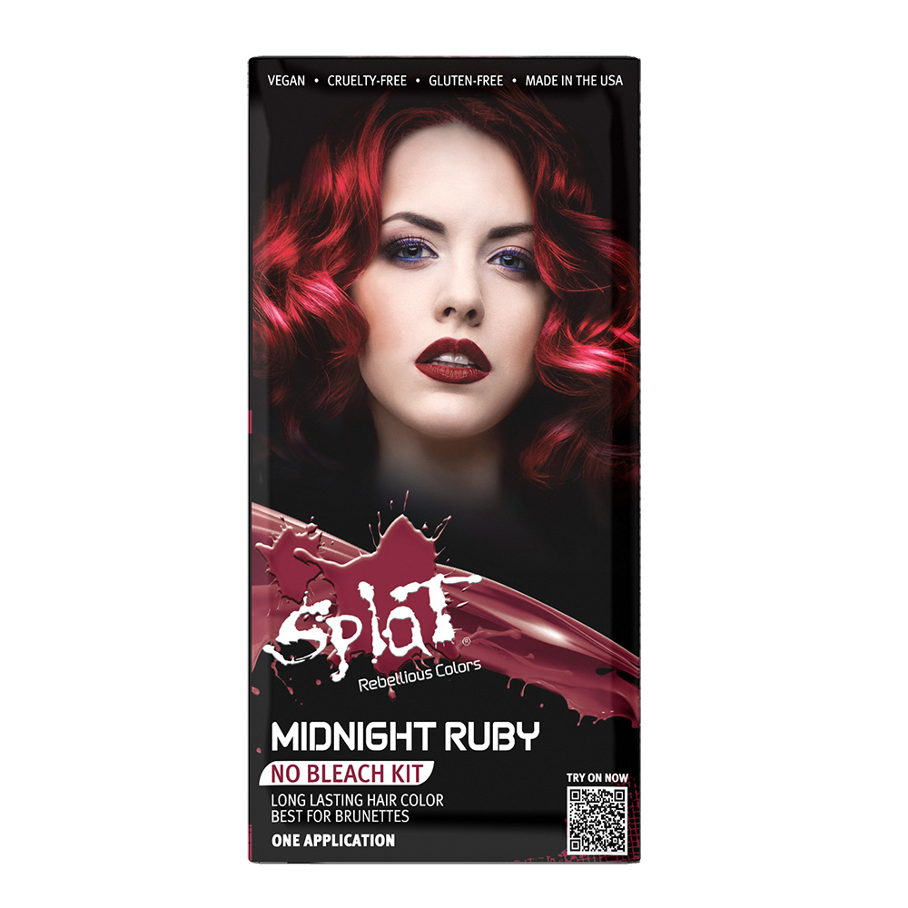 Order Splat Semi Permanent Hair Color - No Bleach, Midnight Ruby food online from Rite Aid store, Redwood City on bringmethat.com