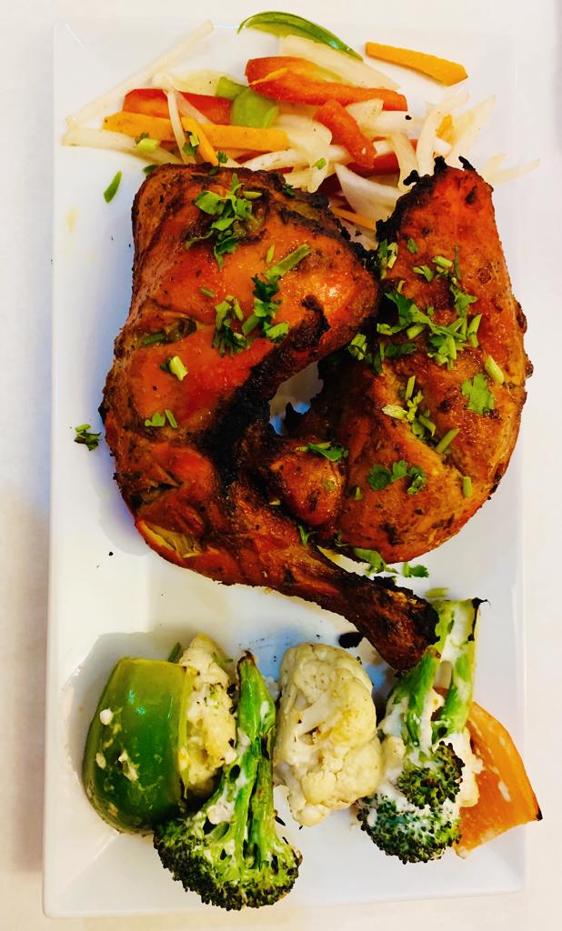 Order Tandoori Chicken Entree food online from India House store, Brooklyn on bringmethat.com