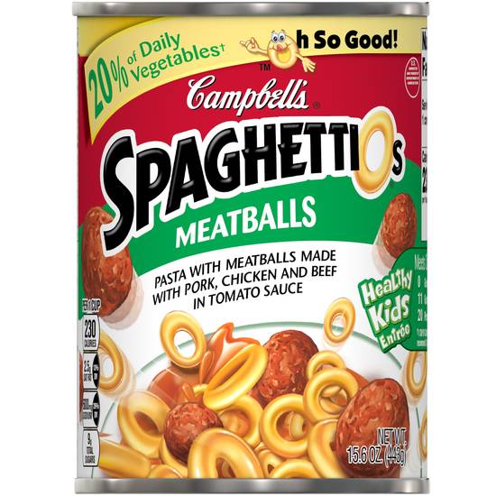 Order Campbell's Spaghettios with Meatballs, 15.6 OZ food online from Cvs store, FALLON on bringmethat.com