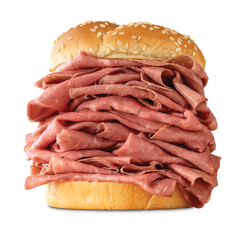 Order Half Pound Roast Beef food online from Arby store, Bellmore on bringmethat.com