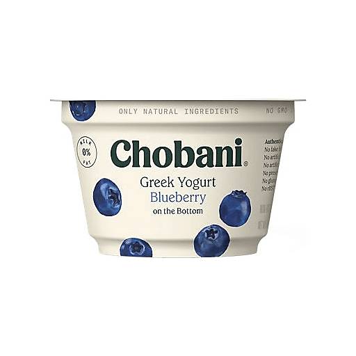 Order Chobani Blueberry Non-Fat Greek Yogurt  (6 OZ) 40640 food online from Bevmo! store, Chico on bringmethat.com