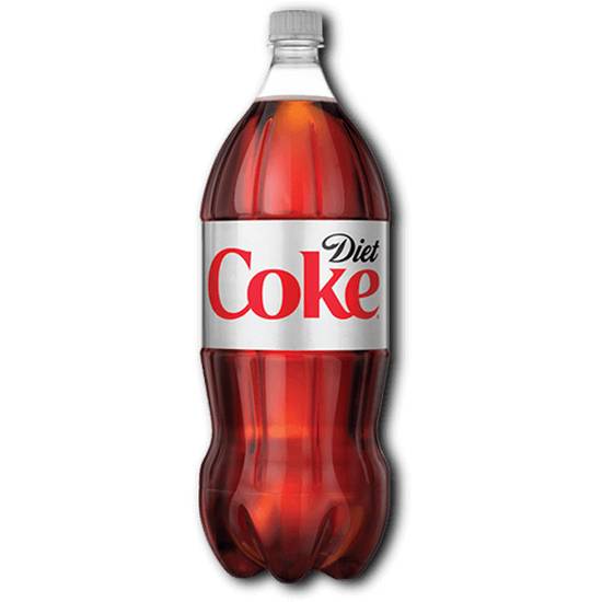 Order Diet Coke 2 Liter food online from Caseys Carry Out Pizza store, West Peoria on bringmethat.com