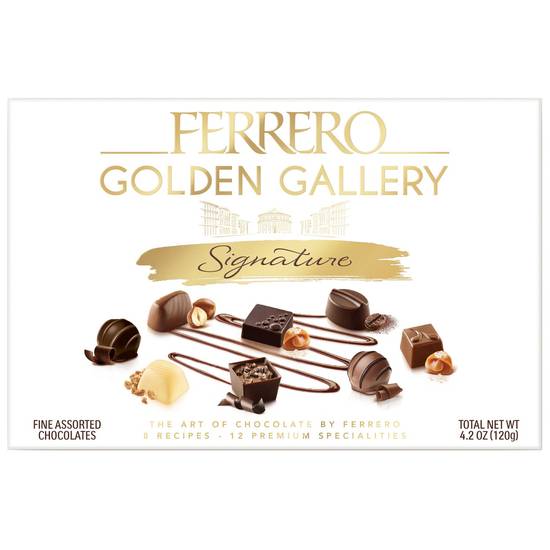 Order Ferrero Golden Gallery Signature Fine Assorted Chocolates, 4.2 OZ, 12 CT food online from Cvs store, LAKEWOOD on bringmethat.com