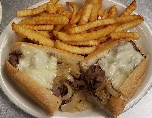 Order French Dip Sandwich food online from Throwbacks Bar And Grill store, Riverside on bringmethat.com