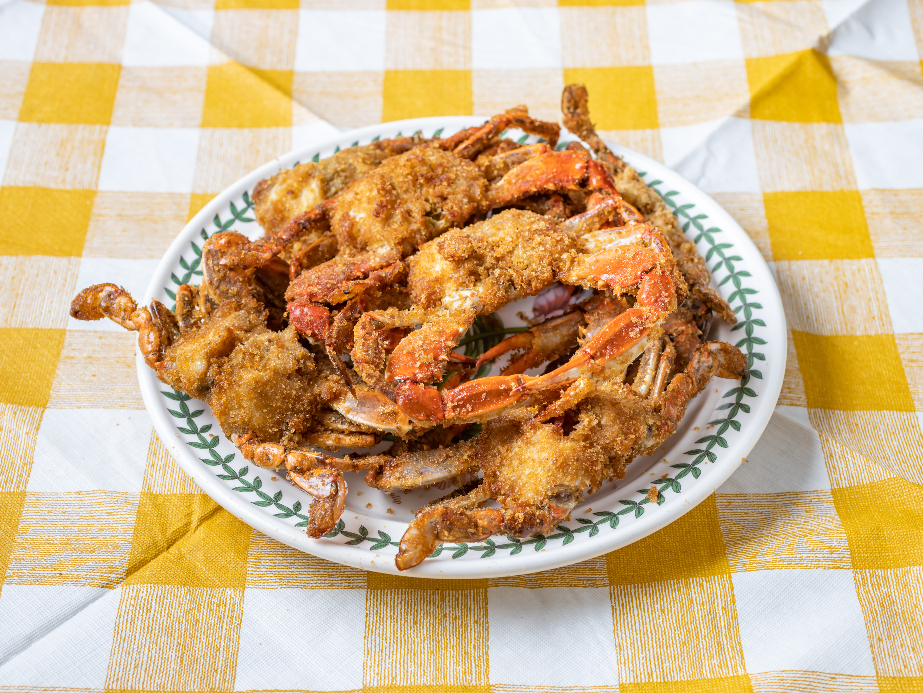 Order Fried Crabs food online from J&C Fish Market Inc. store, South Ozone Park on bringmethat.com