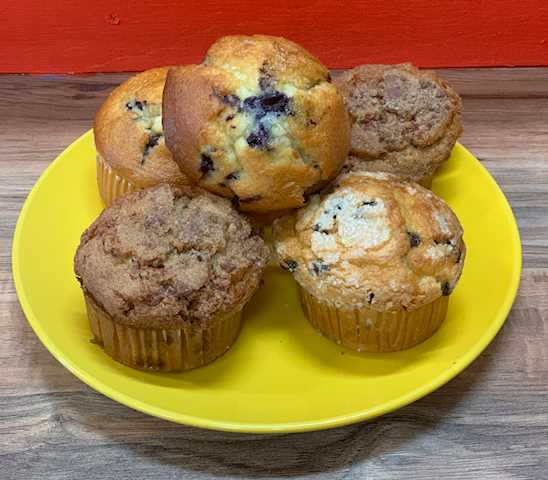 Order Blueberry Muffin food online from Mango Loco store, Jersey City on bringmethat.com