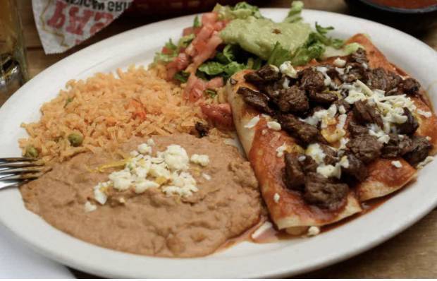 Order 43. Enchiladas Al Carbon food online from El Paso Mexican Grill - Baton Rouge store, Baton Rouge on bringmethat.com