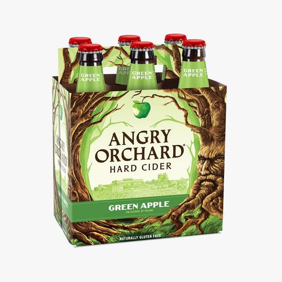 Order Angry Orchard Hard Cider Green Apple food online from Bay Area Liquors & Groceries store, Oakland on bringmethat.com