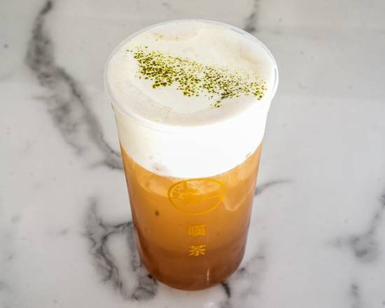 Order White Peach Oolong with Cheese Foam food online from Tan Cha store, San Diego on bringmethat.com
