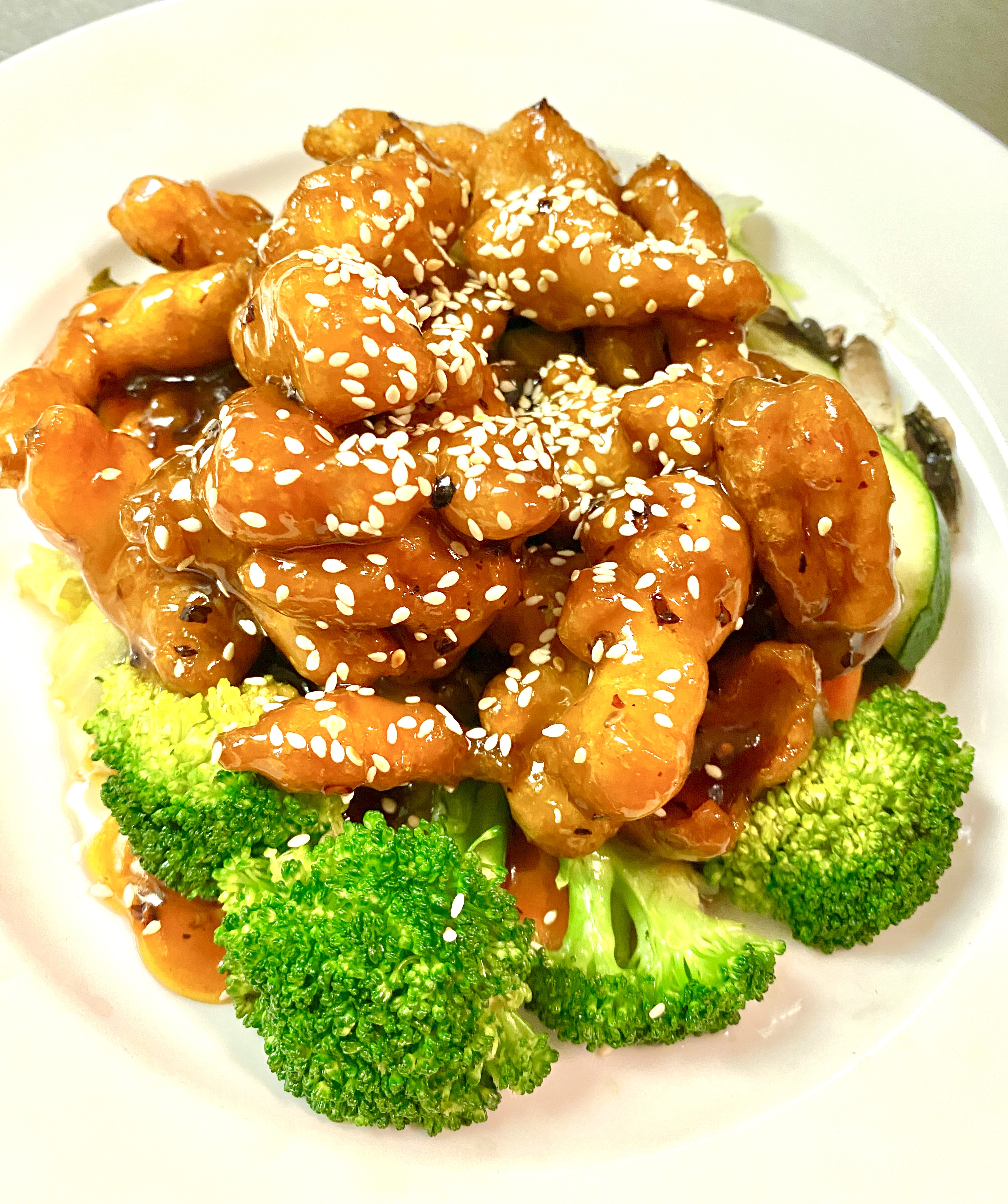 Order Sesame Chicken Dinner food online from 101 Asian Fusion store, Denver on bringmethat.com