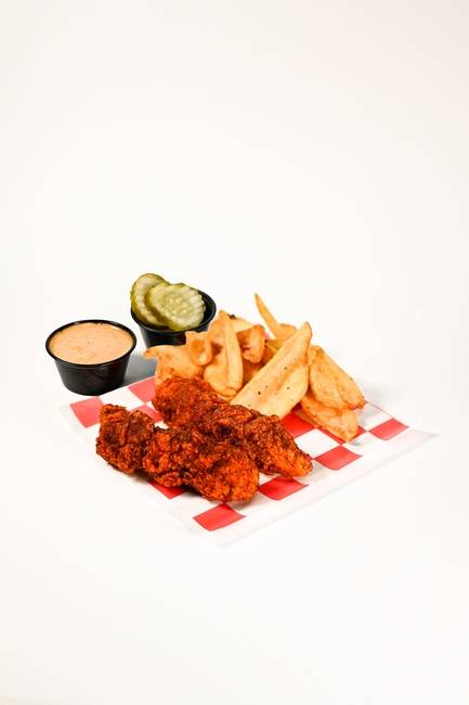Order Two Tenders and Side food online from SmackBird Nashville Hot Chicken store, Forney on bringmethat.com