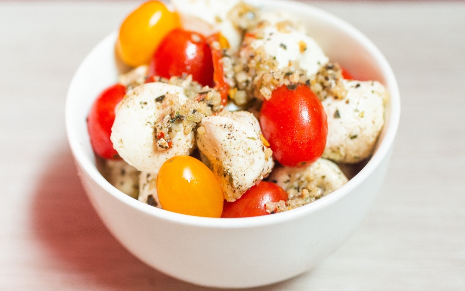 Order Caprese Salad food online from Bozzelli's store, Springfield on bringmethat.com