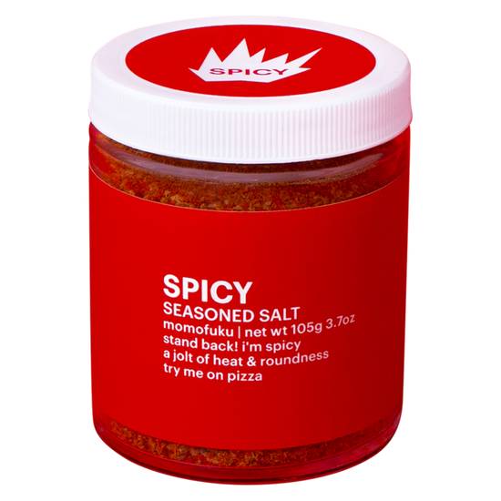 Order Momofuku Spicy Salt 3.7oz food online from Drinks At Your Door by Gopuff store, Newton Highlands on bringmethat.com
