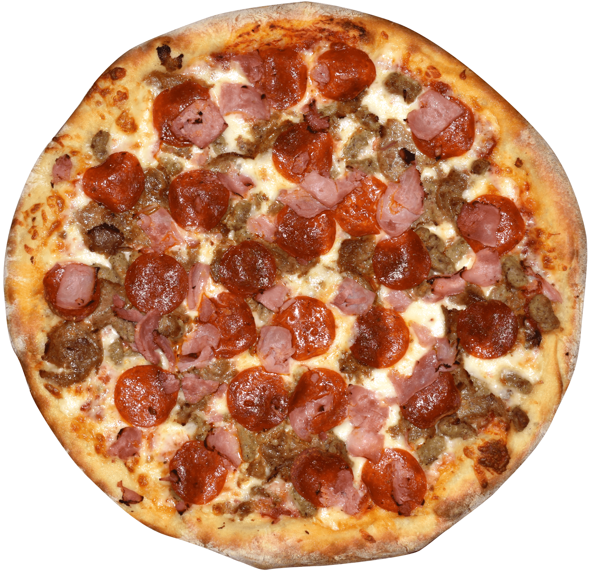 Order Meat Lover Pizza - Small food online from Jey Subs & Pizza store, Jessup on bringmethat.com