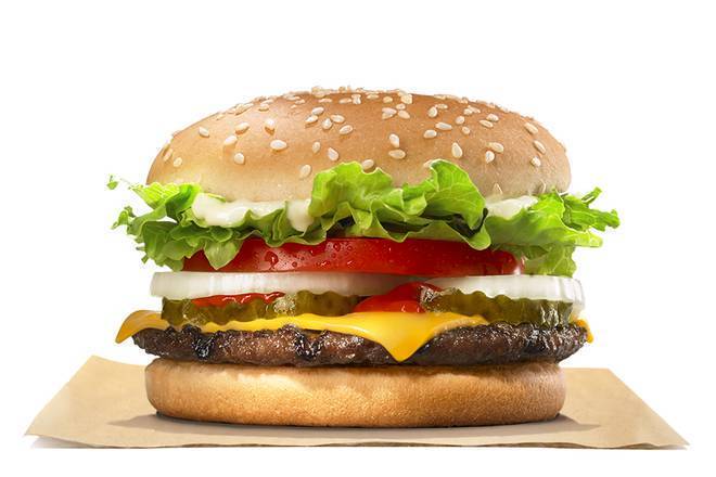Order WHOPPER JR.® with Cheese food online from Burger King store, Saint Joseph on bringmethat.com