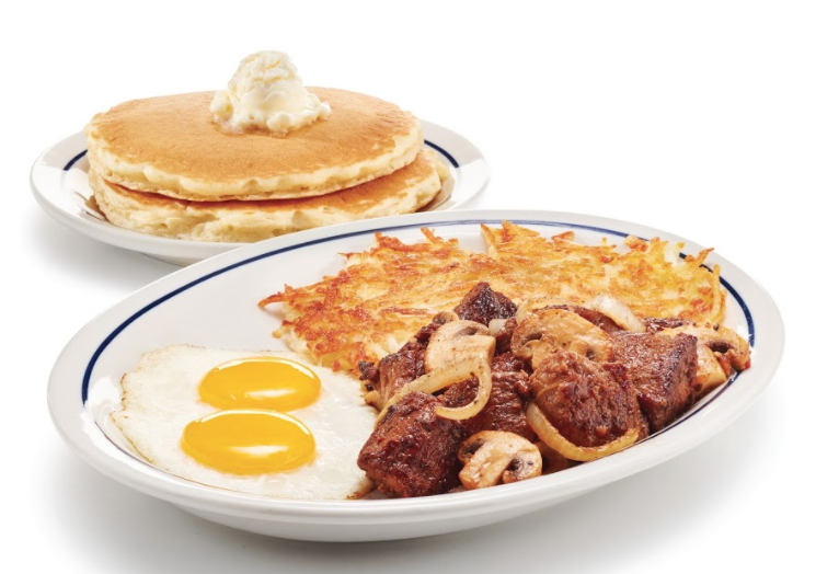 Order Sirloin Tips and Eggs food online from Ihop store, Albuquerque on bringmethat.com