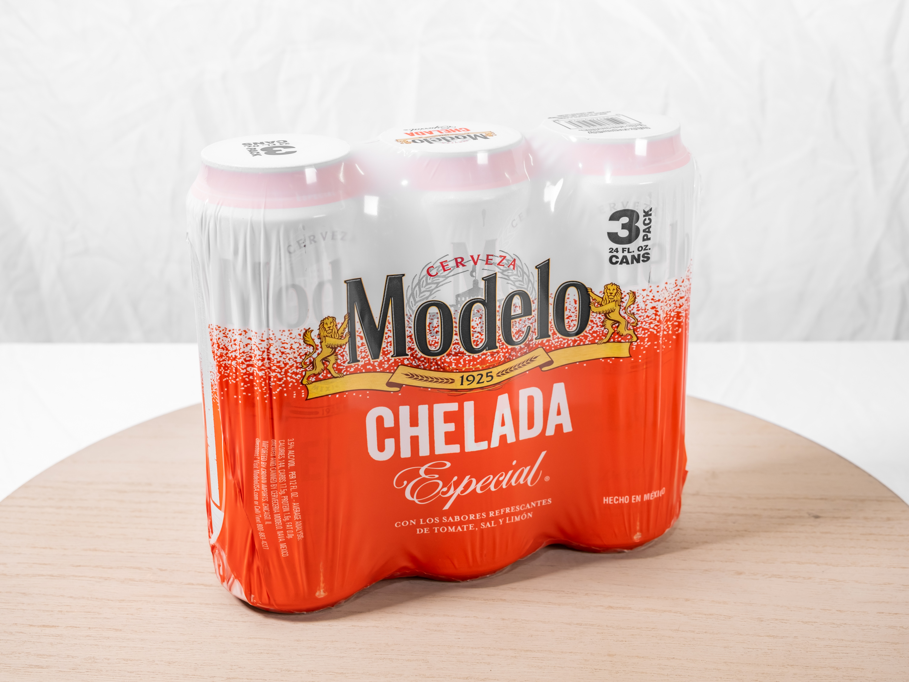 Order 3 Pack of Modelo Chelada food online from M & G Market store, Highland on bringmethat.com