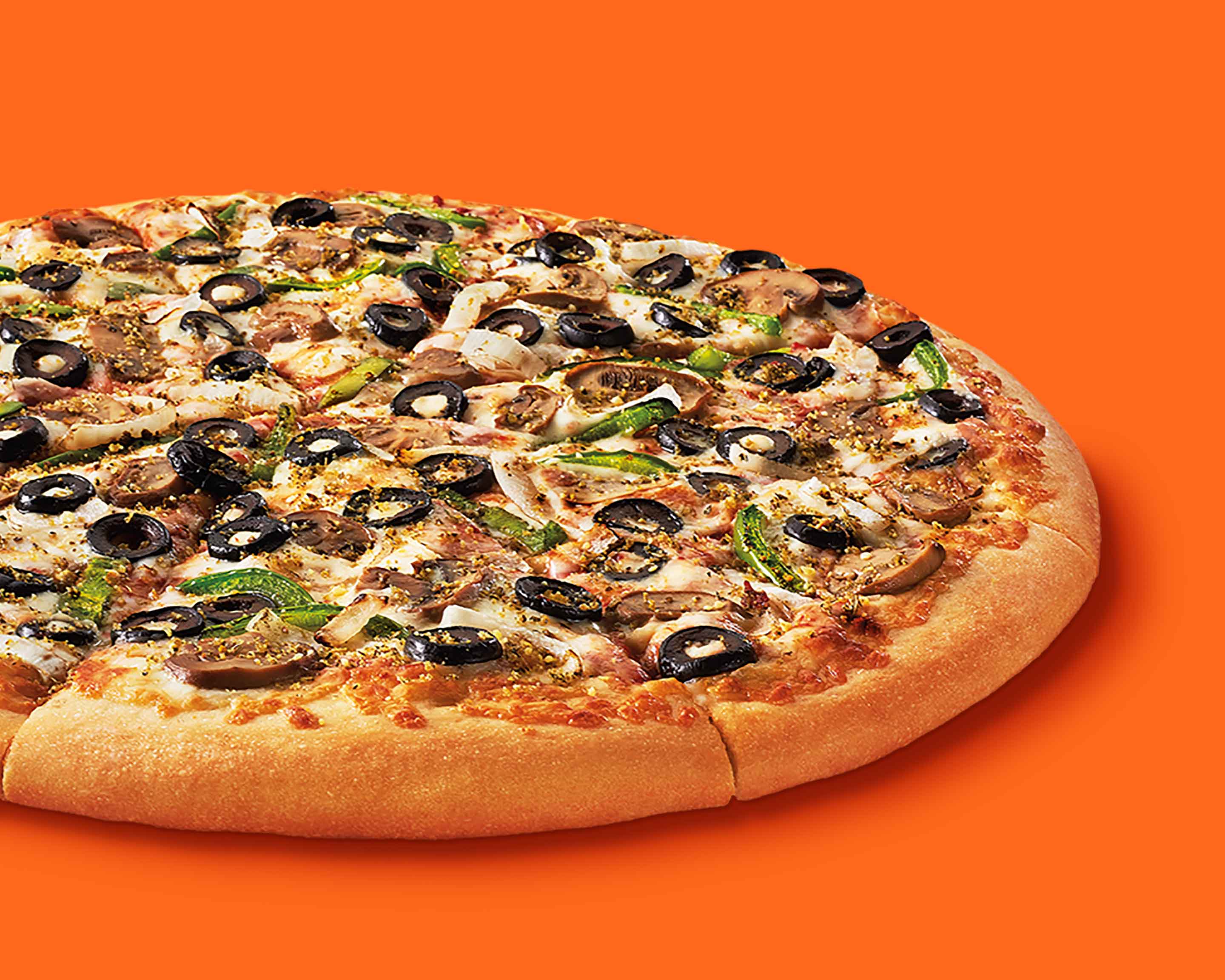 Order Veggie Round Pizza food online from Little Caesars Pizza store, Orange on bringmethat.com