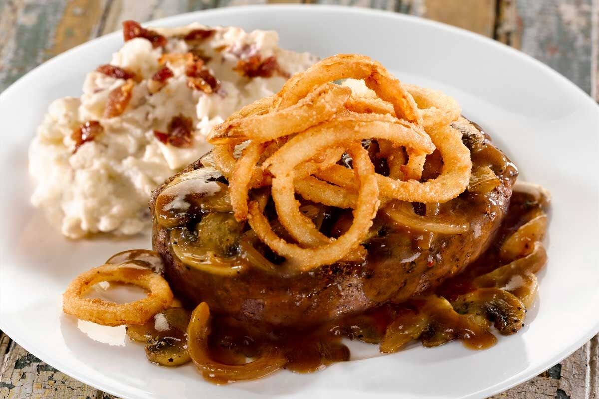 Order Chopped Steak* food online from O'charley store, Mount Juliet on bringmethat.com