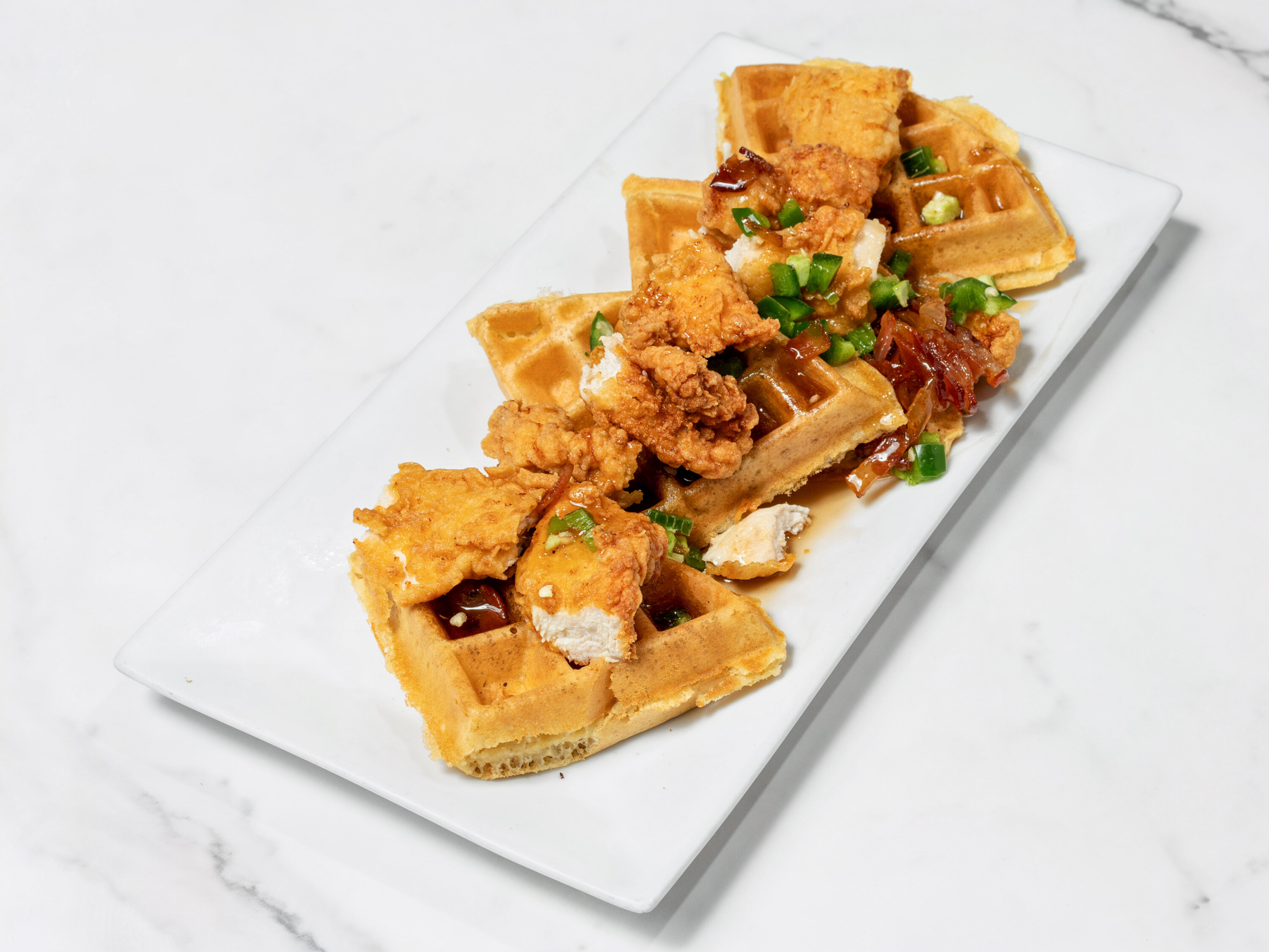 Order Chicken and Waffle food online from Emmily's Restaurant store, Johnston on bringmethat.com