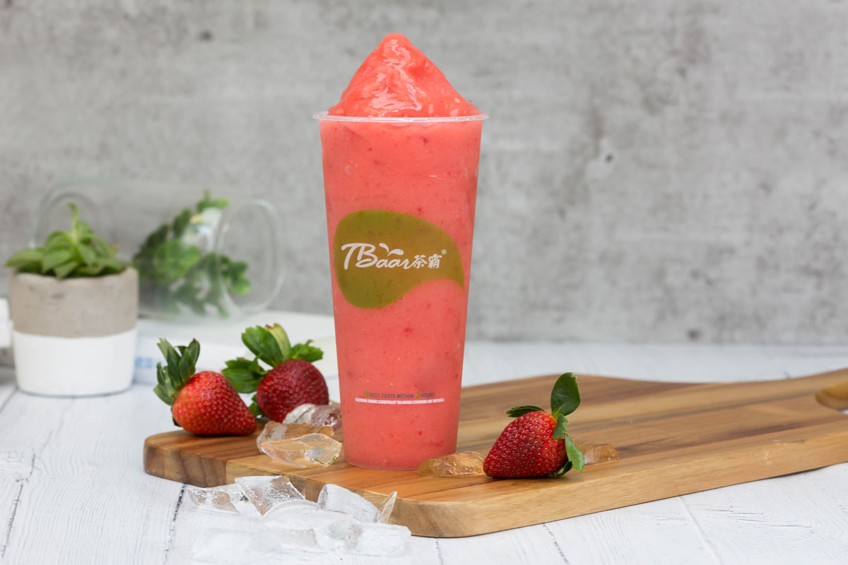 Order Strawberry Smoothie 草莓冰沙 food online from Tbaar store, Quincy on bringmethat.com