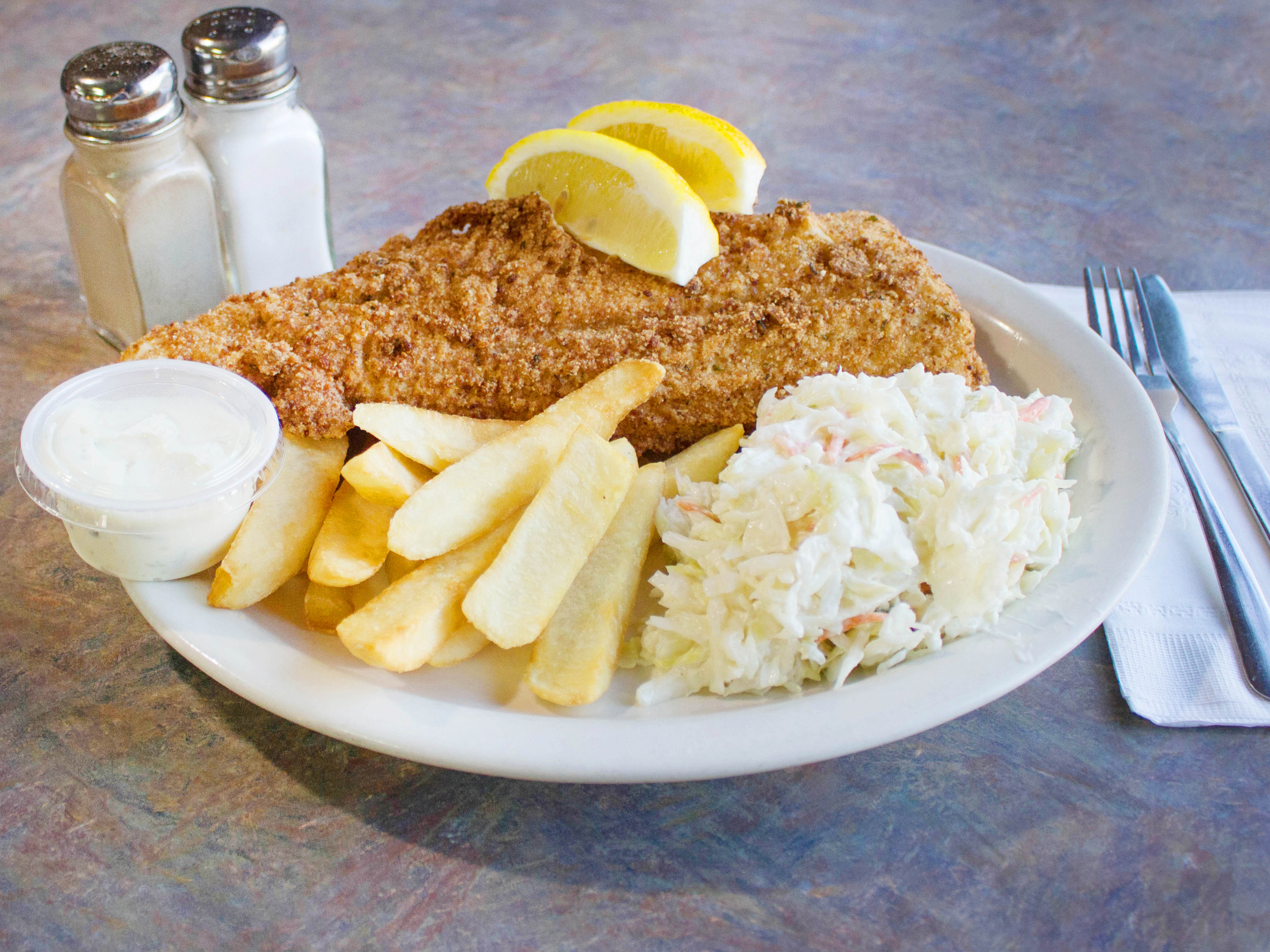 Order Fish Fry food online from The Golden Fox Family Restaurant store, Rochester on bringmethat.com