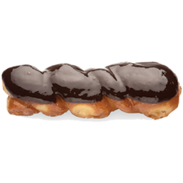 Order Chocolate Twist Donut food online from Randy Donuts store, Bakersfield on bringmethat.com