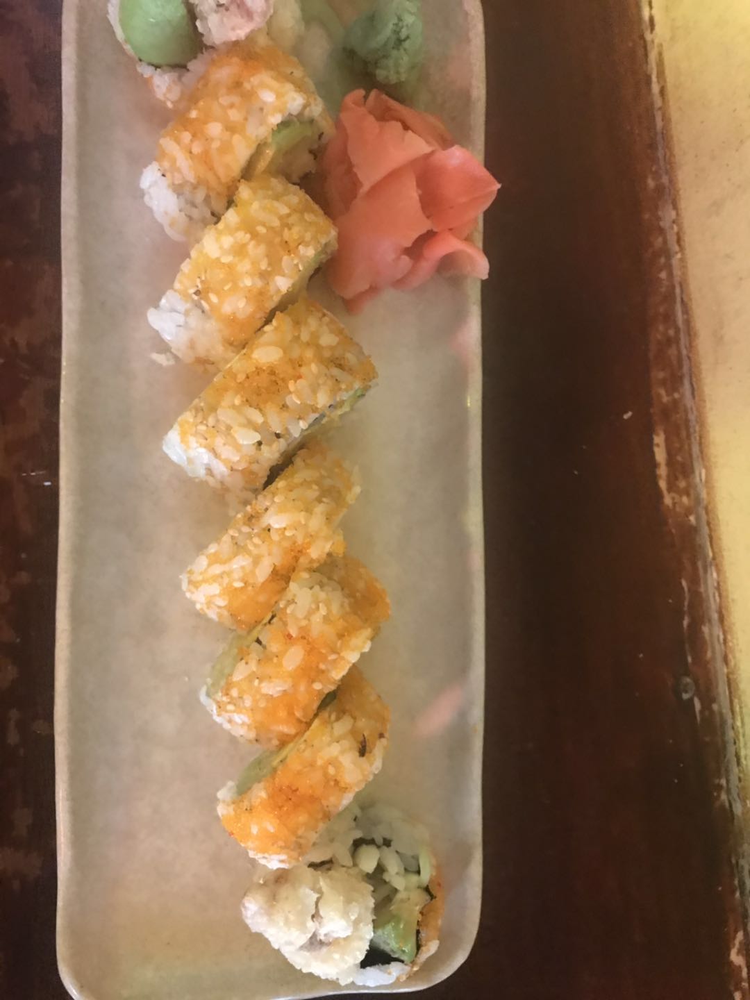 Order Shrimp Tempura Roll food online from Abace sushi store, New York on bringmethat.com