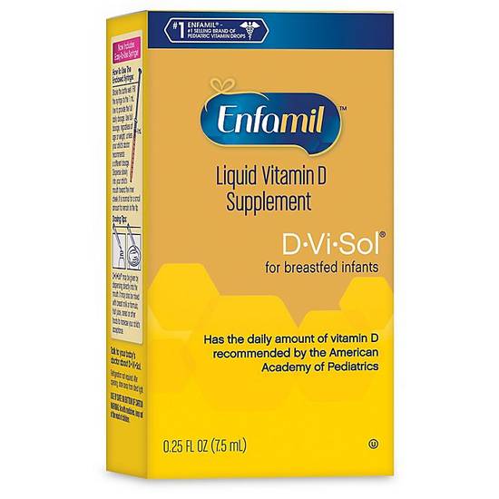 Order Enfamil® D-Vi-Sol® 50 ml Liquid Vitamin D Supplement Drops for Infants with Dropper food online from Bed Bath & Beyond store, Lancaster on bringmethat.com