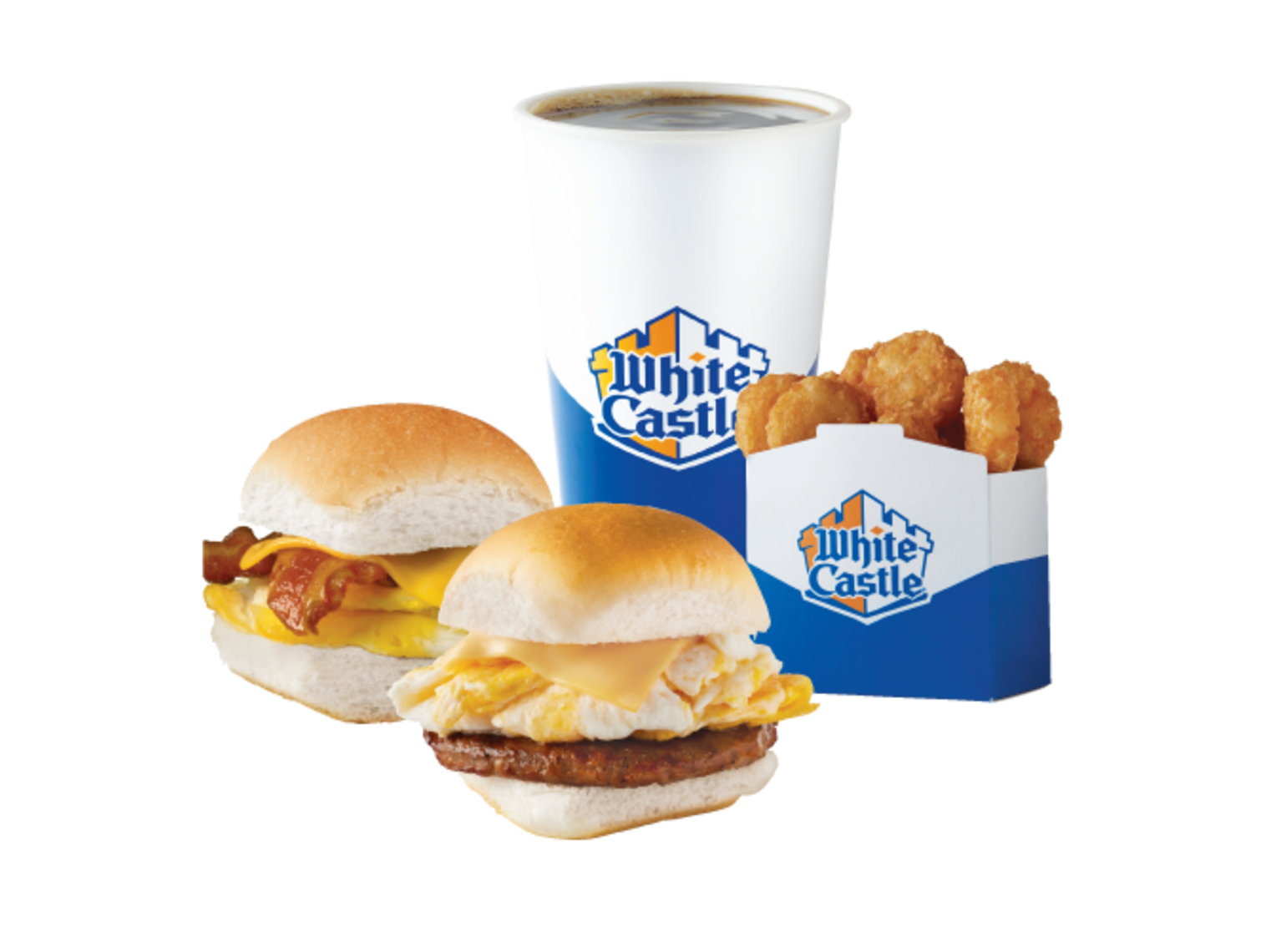 Order 2 BREAKFAST SLIDERS COMBO CAL 860-1090 food online from White Castle store, Arnold on bringmethat.com