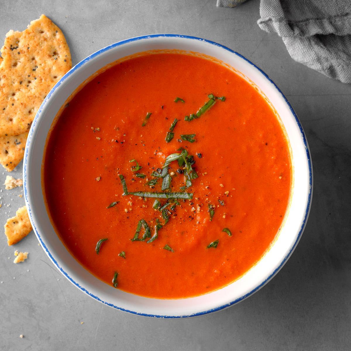 Order Fennely Tomato Soup	 food online from Desi Chops store, New York on bringmethat.com