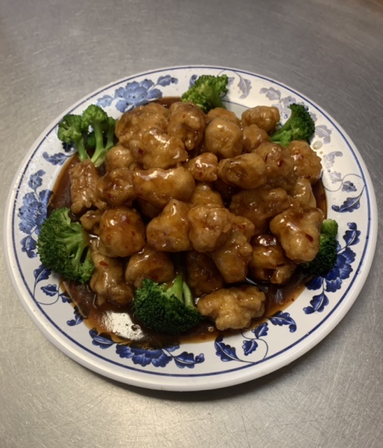 Order S15. General Tso's Chicken food online from China Wall store, Madison Heights on bringmethat.com