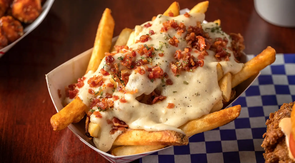 Order Bacon Cheddar fries food online from Bluebird store, Chicago on bringmethat.com