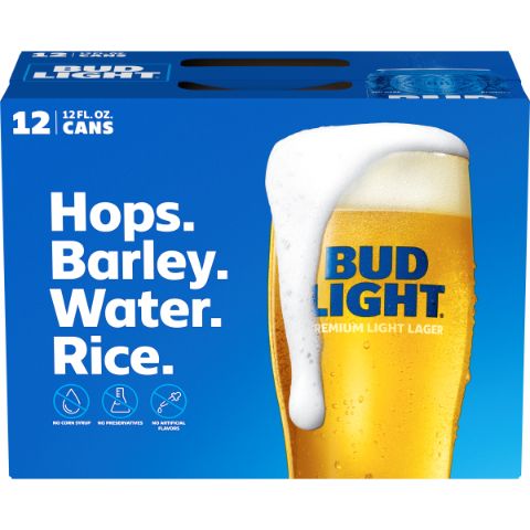 Order Bud Light 12 Pack 12oz Can food online from 7-Eleven store, New York on bringmethat.com