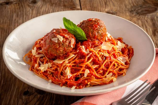 Order Classic Spaghetti & Meatballs food online from Detroit Pizza Works store, Concord on bringmethat.com