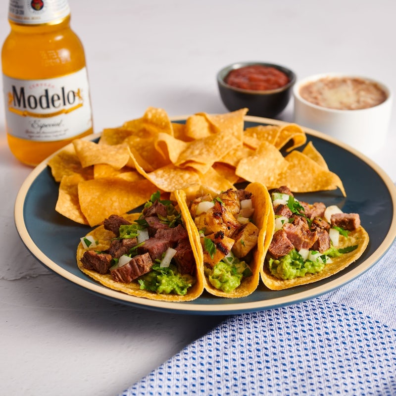 Order Three Street Tacos Plate food online from Rubio's Fresh Mexican Grill store, Adelanto on bringmethat.com