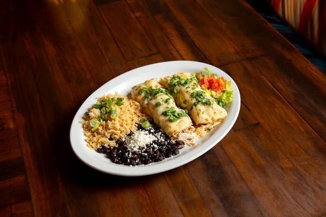 Order Pollo Blanco Enchilada food online from Ajo Al Mexican Cafe store, Scottsdale on bringmethat.com