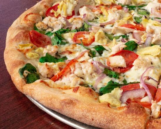 Order Small Chicken Florentine
 food online from Atlas Pizza store, Portland on bringmethat.com