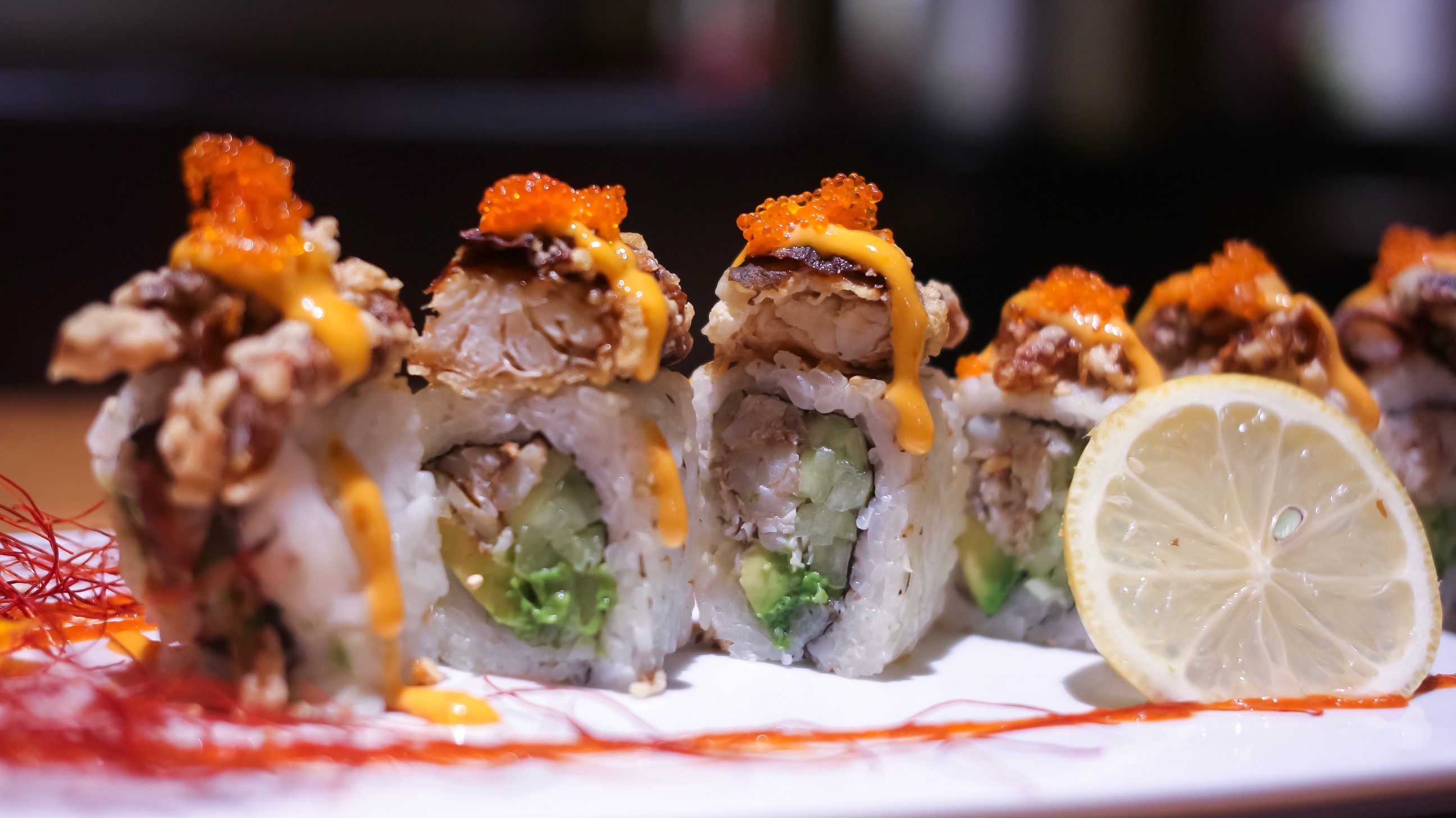 Order Spicy Crab Roll food online from Hot Woks Cool Sushi On Adams store, Chicago on bringmethat.com
