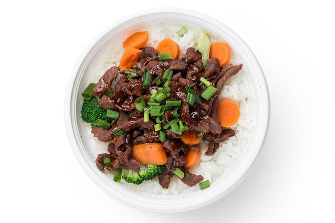 Order Regular Angus Beef Bowl food online from The Flame Broiler store, City Of Industry on bringmethat.com