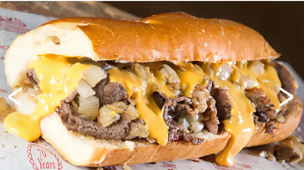 Order H8. Philly Cheese Steak Hoagie 10" food online from Couple House Sub store, Toms River on bringmethat.com