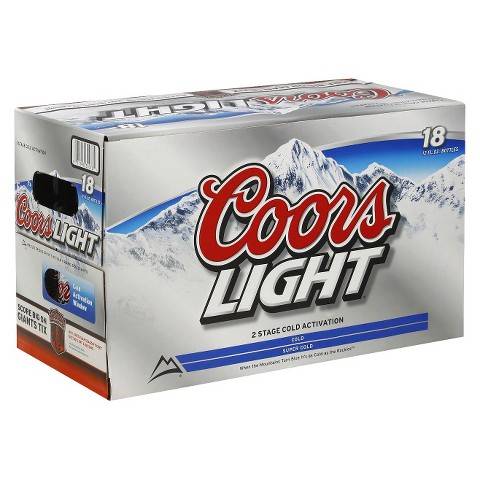 Order Coors Lite, 18pk-12oz canned beer (4.20% ABV) food online from Checkout Food Stores #47 store, Houston on bringmethat.com