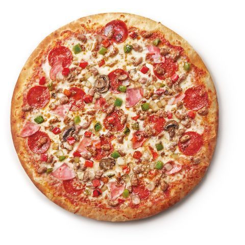 Order Large Pizza - 7 Meat + Fire Roasted Veggies food online from 7-Eleven store, Pittsburgh on bringmethat.com