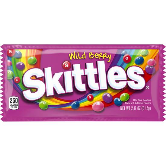 Order Skittles Bite Size Candies Wild Berry food online from Exxon Food Mart store, Port Huron on bringmethat.com