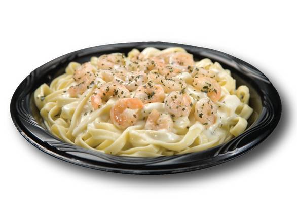 Order Fettuccine with Alfredo Sauce and Garlic Shrimp food online from Rocky Rococo store, Brooklyn Park on bringmethat.com