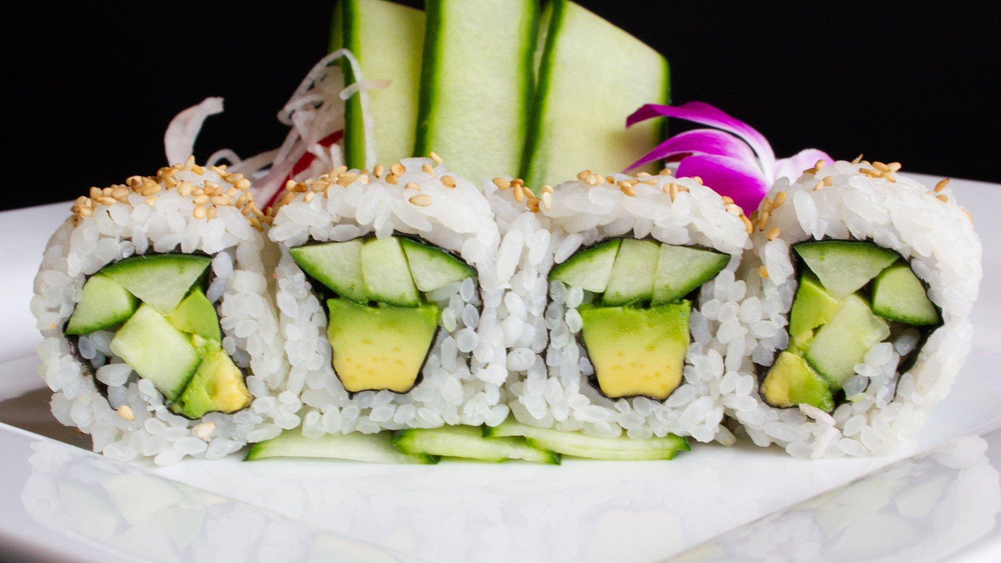 Order Cucumber Avocado Roll food online from Hapa Sushi Grill and Sake Bar Lodo store, Denver on bringmethat.com