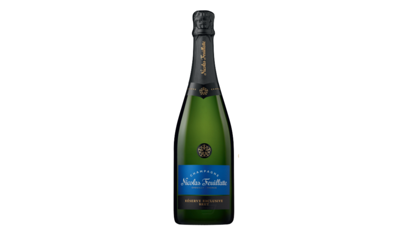 Order Nicolas Feuillatte Brut Reserve Champagne Champagne Blend Sparkling Wine 750mL food online from Dimension Liquor store, Lake Forest on bringmethat.com