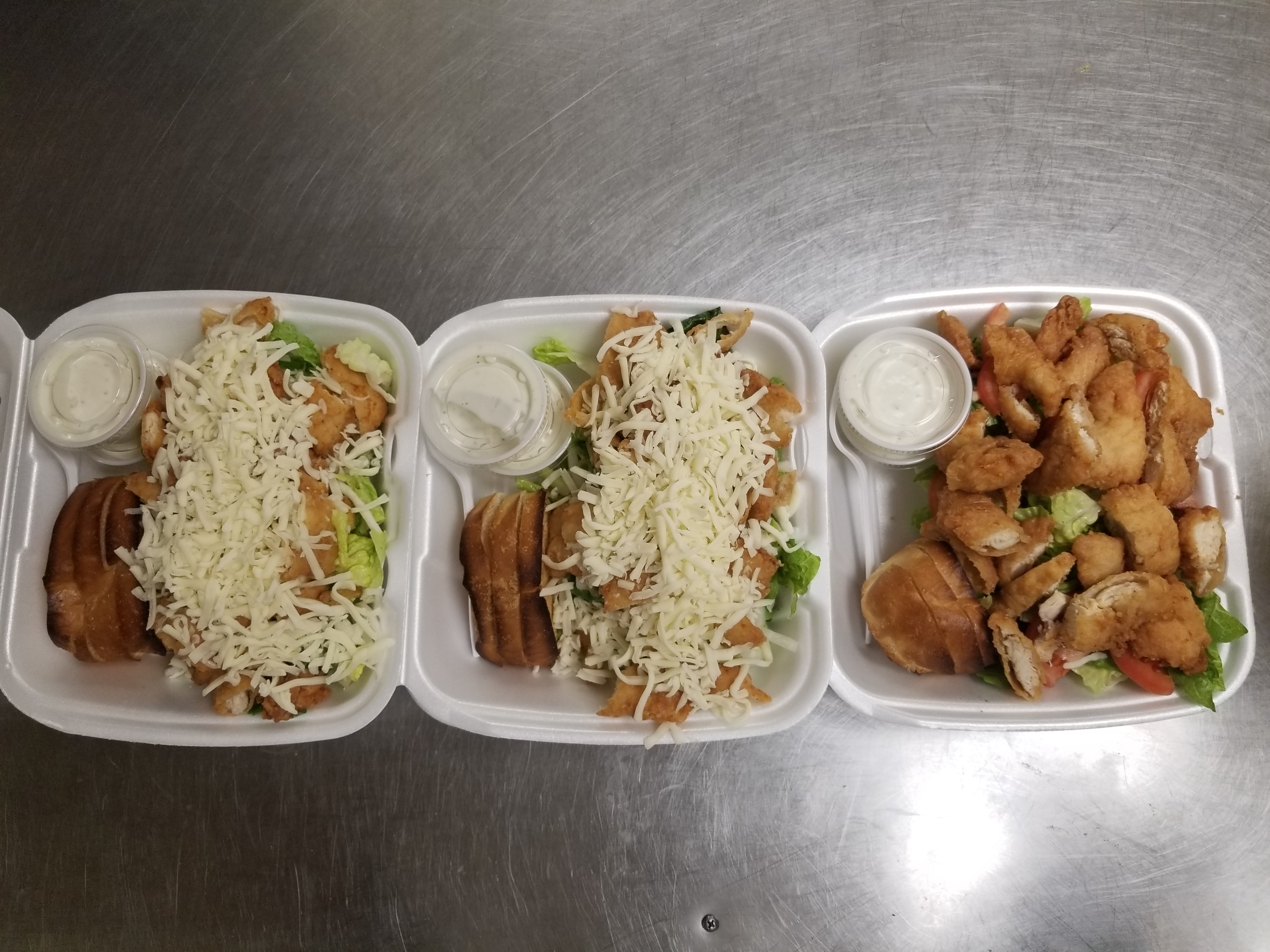 Order Chicken Fingers Salad food online from H & A Deli store, Rochester on bringmethat.com