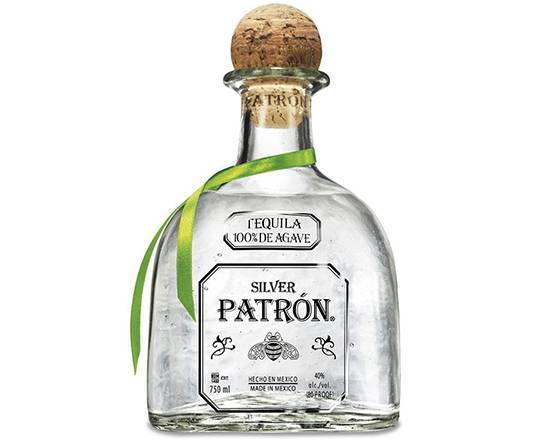 Order Patron Silver Tequila, 750mL liquor (40% ABV) food online from Samco Food Store store, Bakersfield on bringmethat.com